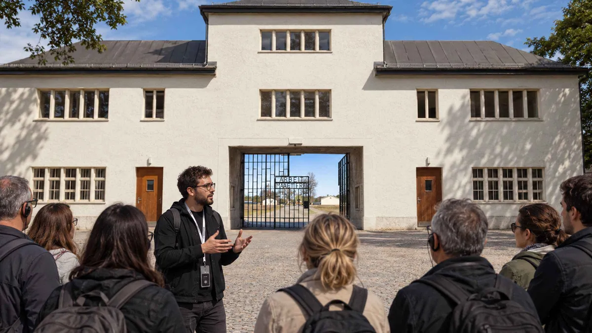 Sanssouci Park in Potsdam on a Sachsenhausen and Potsdam day tour from Berlin by bus