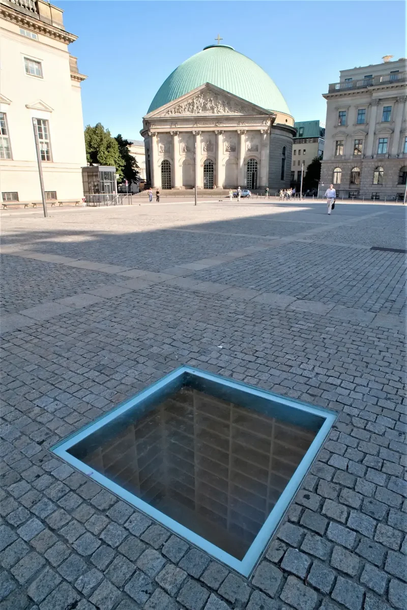 Bebelplatz, one of the WW2 sites in Berlin you can see without a tour or on Berlin WW2 tours