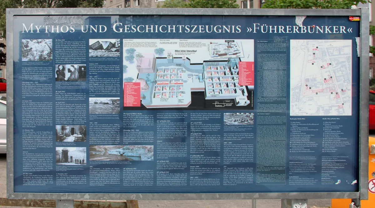 Führerbunker Site, one of the WW2 sites in Berlin you can see without a tour or on Berlin WW2 tours